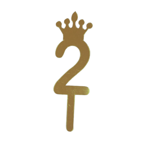 Number Acrylic Topper No. 2